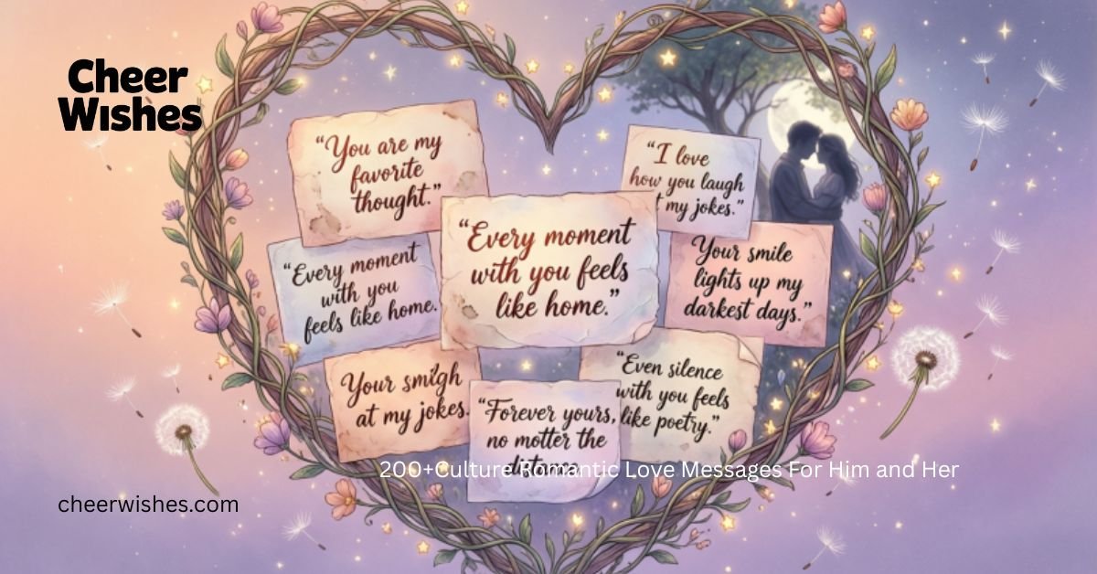 200+Culture Romantic Love Messages For Him and Her