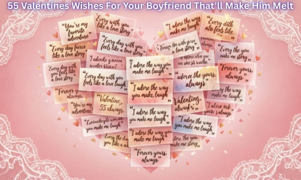 55 Valentines Wishes For Your Boyfriend That'll Make Him Melt