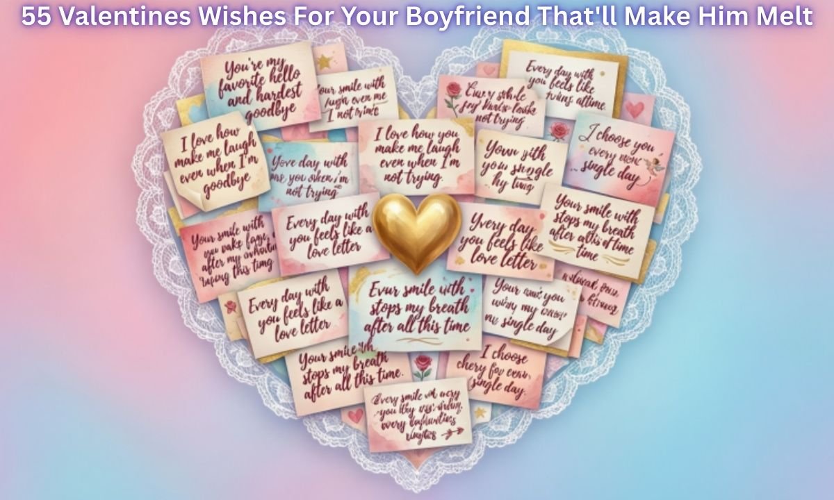 55 Valentines Wishes For Your Boyfriend That'll Make Him Melt