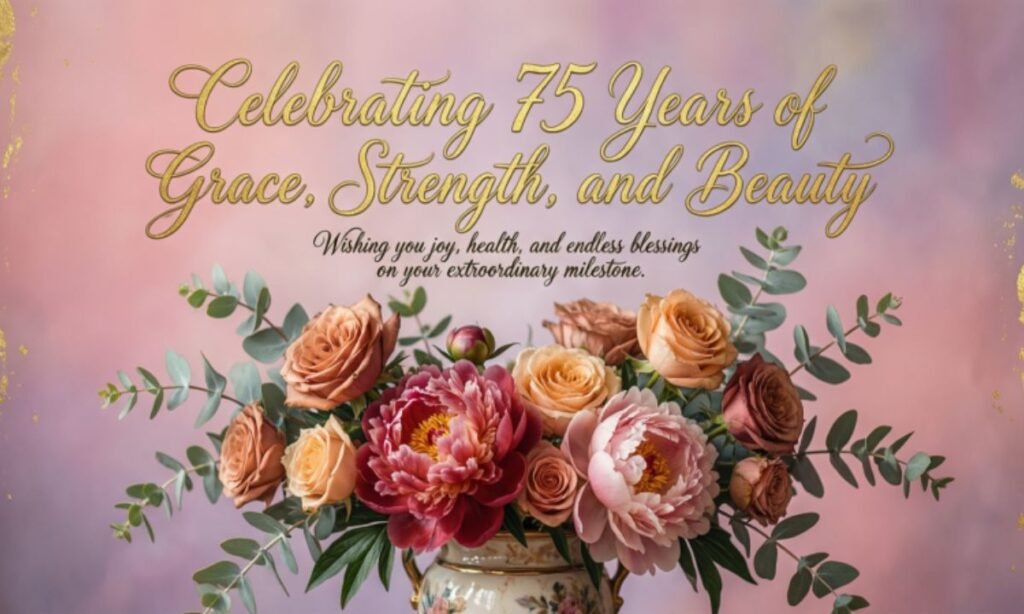 75th Birthday Wishes Female