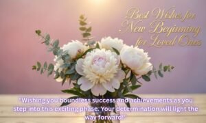 Best Wishes for New Beginning for Loved Ones