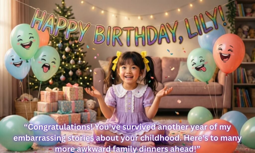 Funny Birthday Wishes for Granddaughter
