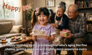 Granddaughter Birthday Wishes from Grandparents