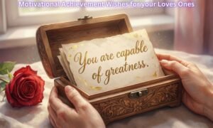 Motivational Achievement Wishes for your Loves Ones