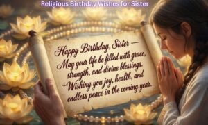 Religious Birthday Wishes for Sister