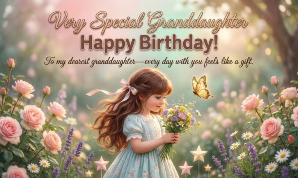 Very Special Granddaughter Birthday Wishes for Facebook