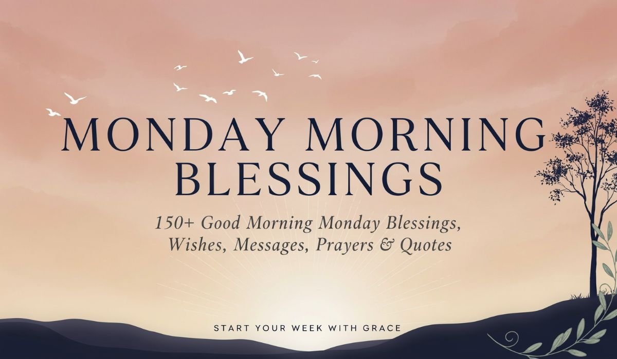 Good Morning Monday Blessings, Wishes, Messages, Prayers and Quotes