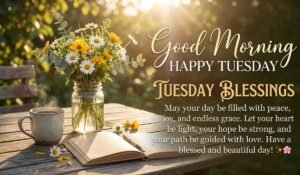 90+ Good Morning Tuesday Blessings, Messages and Captions