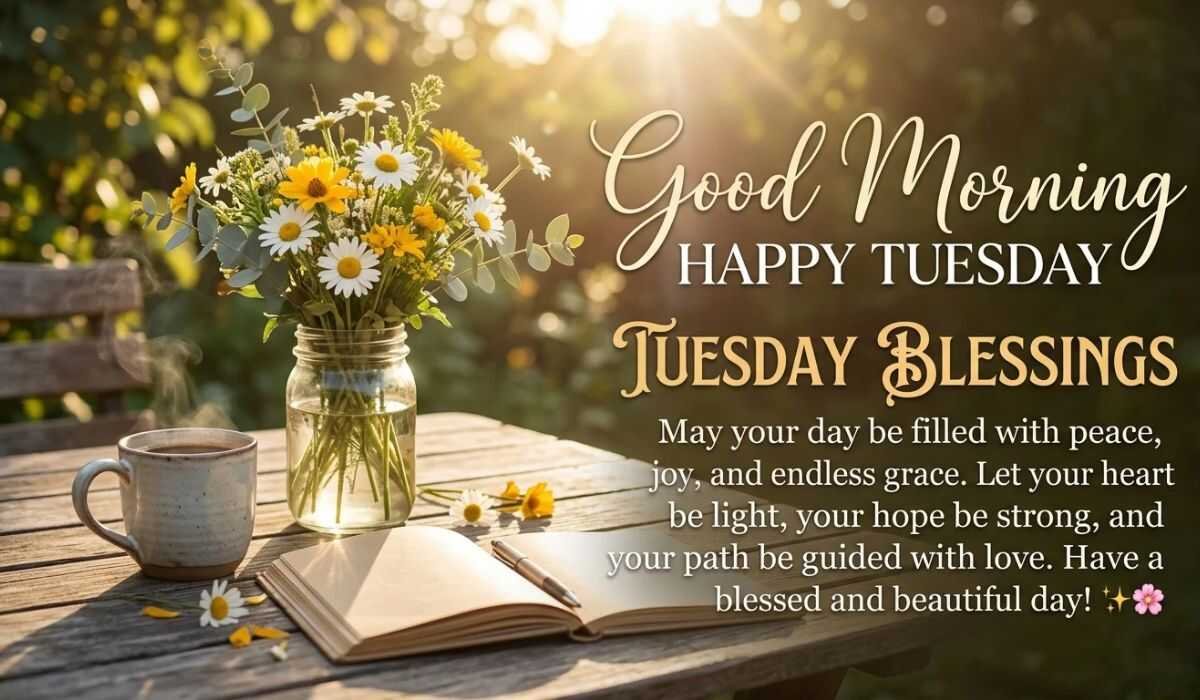 90+ Good Morning Tuesday Blessings, Messages and Captions