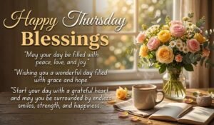 Happy Thursday Blessings, Images, Quotes and Wishes